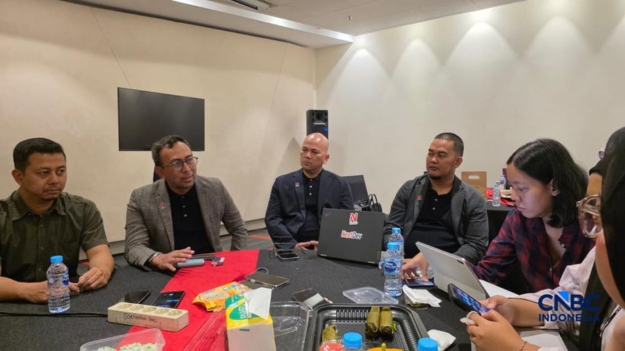 Media briefing NextDev Summit di Jakarta, Kamis (9/4/2025). (CNBC Indonesia/Intan)