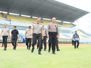 Sambut Piala AFF U-17, Polres Gresik Siagakan Ratusan Personel