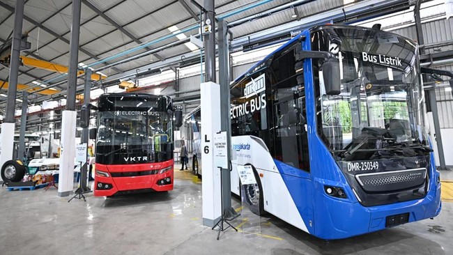 Diresmikan Prabowo, Ini Penampakan Pabrik Perakit Bus-Truk Listrik RI