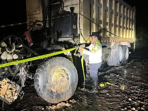 Detik-detik Dua Truk di Muratara Tabrakan hingga 1 Sopir Tewas Terpanggang