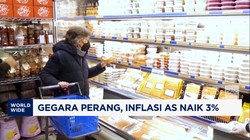 Video: Gegara Perang, Inflasi AS Naik 3%
