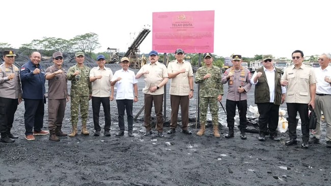 Penampakan Tambang Samin Tan 'Digrebek' Bahlil, Menhan dan Jaksa Agung
