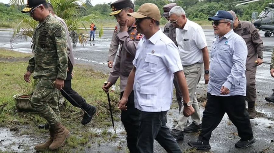 Penggerebekan tambang milik PT AKT Samin Tan. (Dok. satgaspkhofficial)