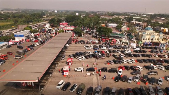 Biang Kerok Macet, Ini Penampakan Rest Area Km 57 Bikin Resah Menhub