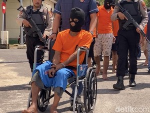 8 Tahanan Polres Bangka yang Kabur Ditangkap, Satu Ditembak