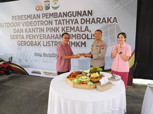 Polres Kediri Luncurkan Videotron dan Gerobak Listrik demi Dukung UMKM
