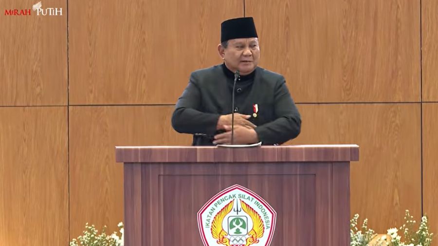 Presiden Prabowo Resmikan Pembukaan Munas XVI IPSI, Jakarta, 11 April 2026. (Tangkapan Layar Youtube)