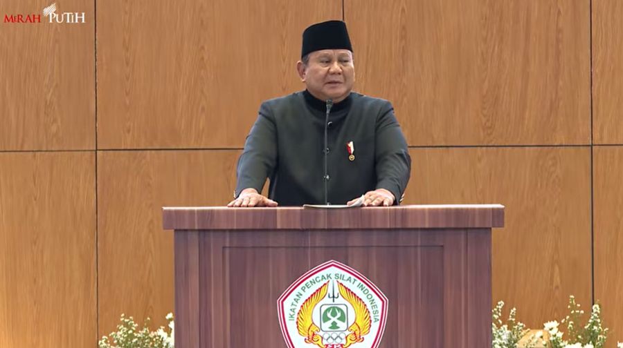 Presiden Prabowo Resmikan Pembukaan Munas XVI IPSI, Jakarta, 11 April 2026. (Tangkapan Layar Youtube)