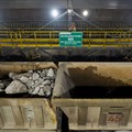 Area tambang terbuka Grasberg dan tambang bawah tanah Deep Mill Level Zone (DMLZ), PT Freeport Indonesia (PTFI). (PT Freeport Indonesia