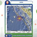 Breaking News: Sinabang Aceh Diguncang Gempa Bumi Magnitudo 5,7