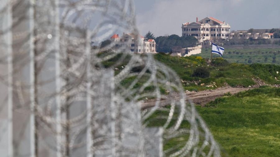 Smoke rises following an airstrike in Lebanon, as seen from Israeli side of the border, April 12, 2026. REUTERS/Amir Cohen
