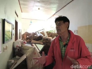 Momen Genting Saat Rahmat dan Istri Nyaris Tertimbun Longsor di Sukabumi