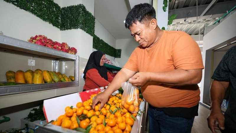 Pasar Segar Sepaku Sudah Dibuka, Alternatif Berbelanja di Kawasan IKN. (Humas Otorita Ibu Kota Nusantara)
