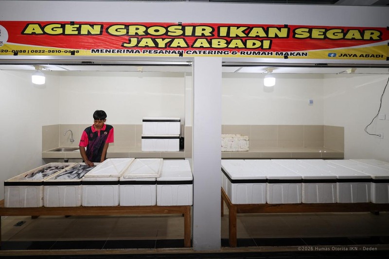 Pasar Segar Sepaku Sudah Dibuka, Alternatif Berbelanja di Kawasan IKN. (Humas Otorita Ibu Kota Nusantara)