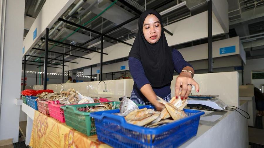 Pasar Segar Sepaku Sudah Dibuka, Alternatif Berbelanja di Kawasan IKN. (Humas Otorita Ibu Kota Nusantara)