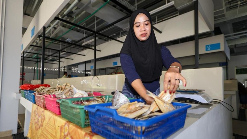 Pasar Segar Sepaku Sudah Dibuka, Alternatif Berbelanja di Kawasan IKN. (Humas Otorita Ibu Kota Nusantara)
