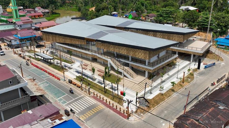 Pasar Segar Sepaku Sudah Dibuka, Alternatif Berbelanja di Kawasan IKN. (Humas Otorita Ibu Kota Nusantara)