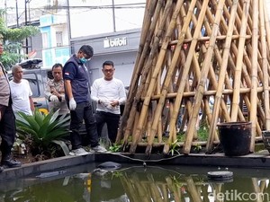 Geger Mayat Pria Mengambang di Kolam Restoran Kota Tasikmalaya