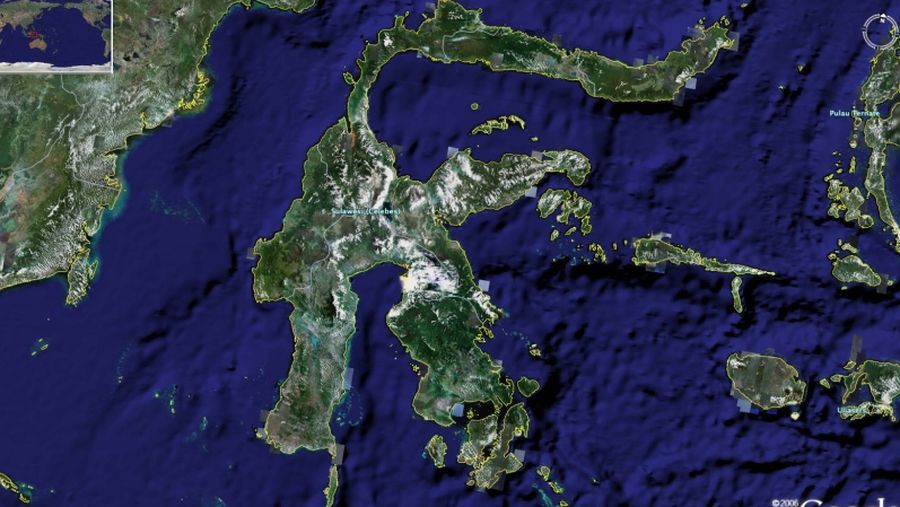 Pulau Sulawesi. (Tangkapan Layar)