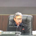 Deputi Bidang Statistik Distribusi dan Jasa BPS Ateng Hartono dalam Rapat Koordinasi Pengendalian Inflasi Daerah Tahun 2026, Senin (13/4/2026). (Tangkapan Layar Youtube Kemendagri)