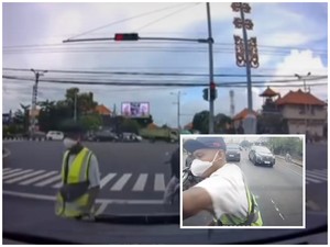 Usai Manusia Silver, Kini Muncul Jasa Pembersih Kaca Mobil di Jalan Denpasar