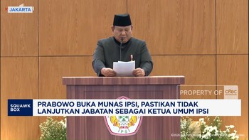 Video:Prabowo Subianto Buka Munas IPSI, Pastikan Tak Lanjut Jadi Ketum