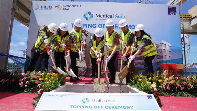 Sinar Mas Land Topping Off Medical Suites di D-HUB SEZ BSD City