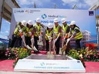 Sinar Mas Land Topping Off Medical Suites di D-HUB SEZ BSD City