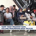 Video: Tarif Tiket Pesawat Naik, Volume Penumpang Bisa Anjlok