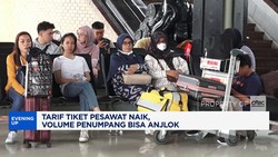 Video: Tarif Tiket Pesawat Naik, Volume Penumpang Bisa Anjlok