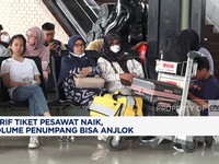 Video: Tarif Tiket Pesawat Naik, Volume Penumpang Bisa Anjlok