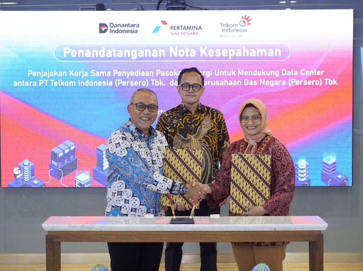 Kolaborasi Telkom dan PGN Bangun Green Data Center dengan Energi Biomethane