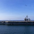 Nimitz-class aircraft carrier USS Abraham Lincoln (CVN 72) sails in support of Operation Epic Fury, March 3, 2026. (U.S. Navy photo)