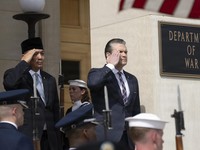 'Dewa Perang' AS Sambut Menhan Sjafrie Sjamsoeddin, Deal Kerja Sama