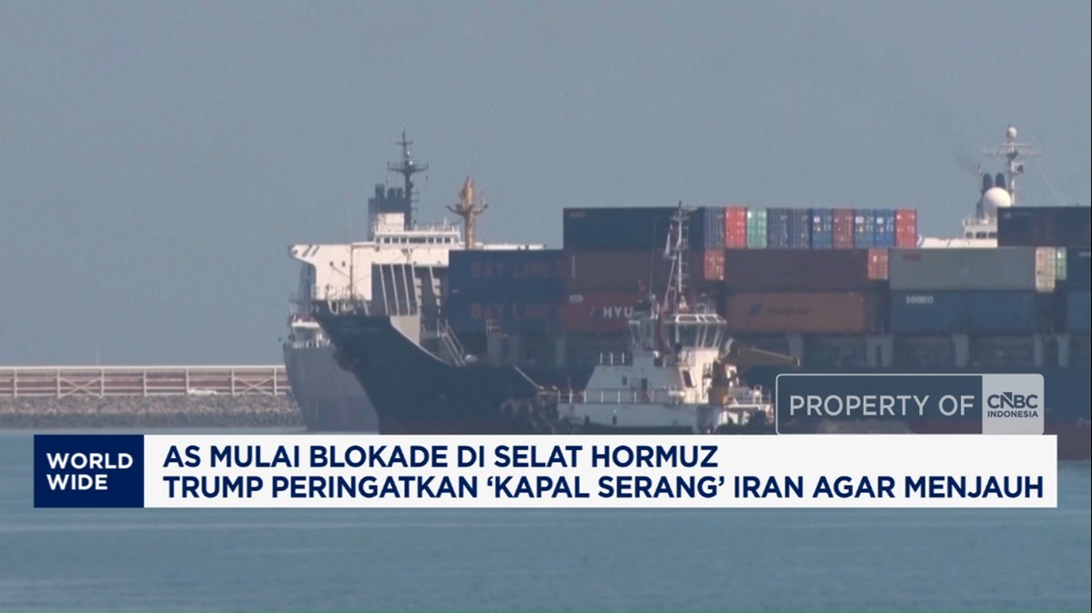 Video: AS Blokade Selat Hormuz, Trump Peringatkan Kapal Iran Menjauh