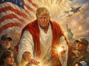 Unggah Foto Dirinya Mirip Yesus, Trump Kena Hujat sampai Postingan Dihapus