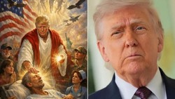 Heboh Trump Hapus Gambar AI Dirinya Mirip Yesus