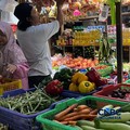 Los Sayur Mayur di Pasar Santa Jakarta Selatan, Selasa, 14/4. (CNBC Indonesia/Hadijah Alaydrus)