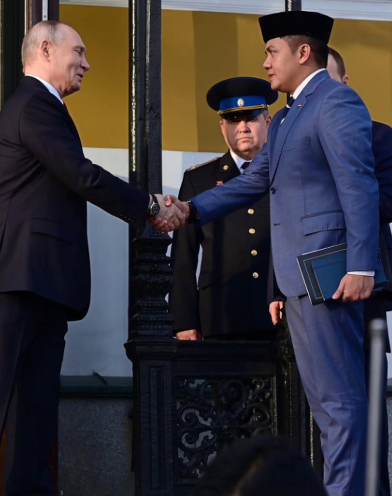 Presiden Prabowo Subianto langsung diterima oleh Presiden Rusia Vladimir Putin di Istana Kremlin, Senin 13 April 2026, siang hari waktu Moskow. (Instagram/Sekretariat.kabinet)