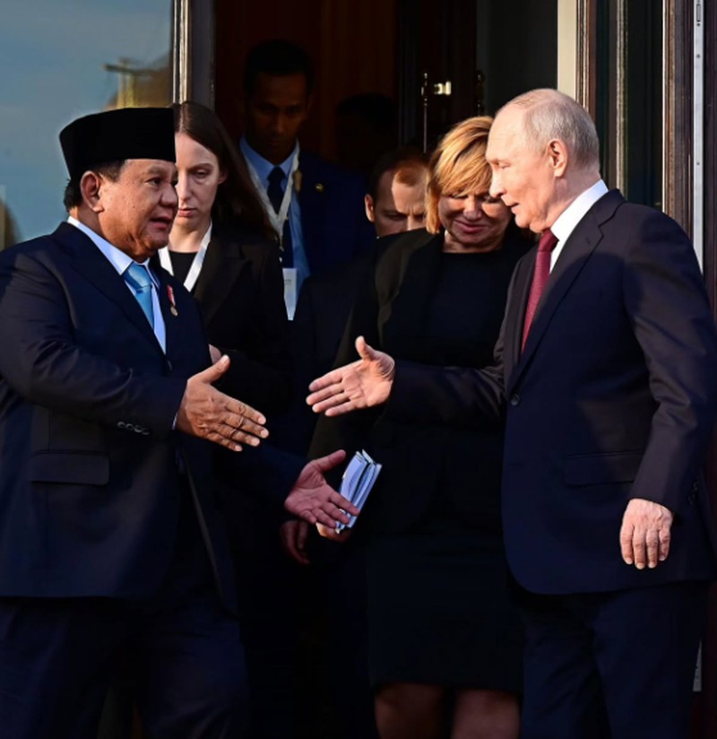 Presiden Prabowo Subianto langsung diterima oleh Presiden Rusia Vladimir Putin di Istana Kremlin, Senin 13 April 2026, siang hari waktu Moskow. (Instagram/Sekretariat.kabinet)