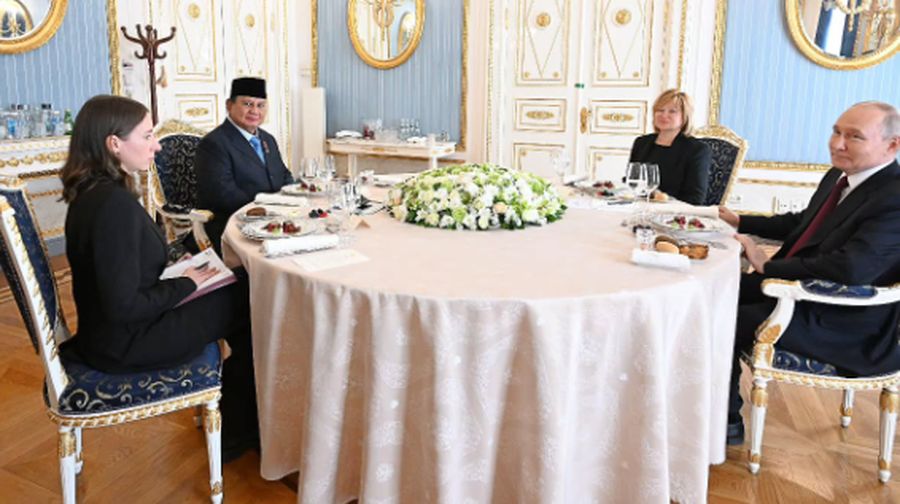 Presiden Prabowo Subianto langsung diterima oleh Presiden Rusia Vladimir Putin di Istana Kremlin, Senin 13 April 2026, siang hari waktu Moskow. (Instagram/Sekretariat.kabinet)