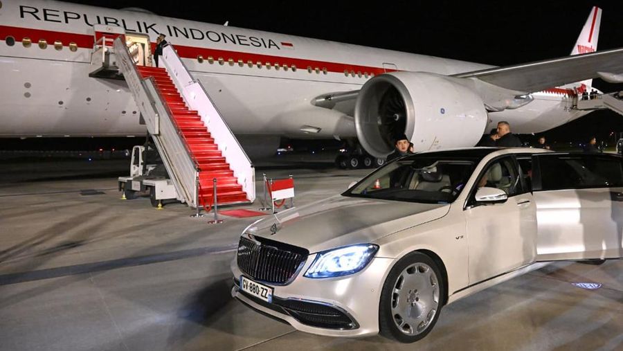 Presiden Prabowo Tiba di Paris Usai Pertemuan Intensif 5 Jam dengan Presiden Putin di Kremlin. (Biro Pers Sekretariat Presiden RI)