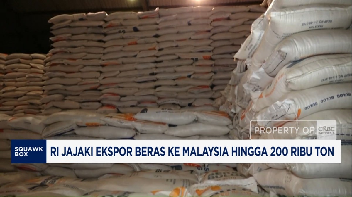 Video: RI Jajaki Ekspor Beras ke Malaysia hingga 200 Ribu Ton