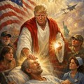 Viral! Trump Posting Dirinya Sebagai Sosok Yesus, Ini Kronologinya
