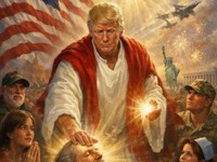 Viral! Trump Posting Dirinya Sebagai Sosok Yesus, Ini Kronologinya