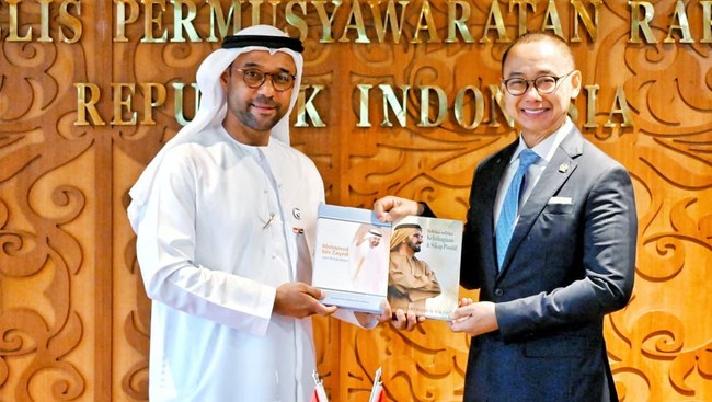 Dubes UEA Temui Wakil Ketua MPR, Bahas Perluasan Kerja Sama Bidang EBT