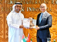 Dubes UEA Temui Wakil Ketua MPR, Bahas Perluasan Kerja Sama Bidang EBT