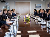 Potret Diskusi Purbaya, Gubernur BI & DPR Bareng Bos IMF di Amerika