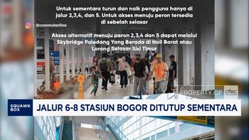 Video: Ini Alasan Jalur 6-8 Stasiun Bogor Ditutup Sementara