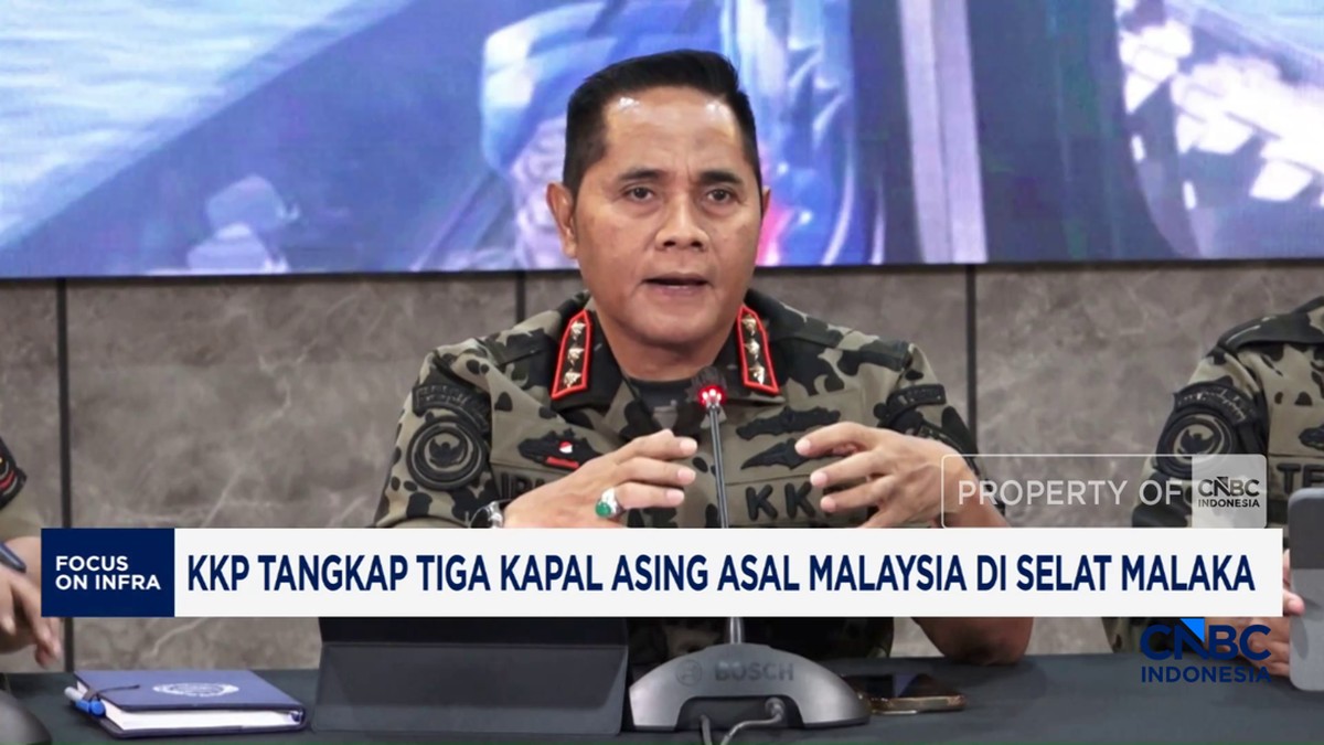 Video: KKP Tangkap Tiga Kapal Asing Asal Malaysia di Selat Malaka